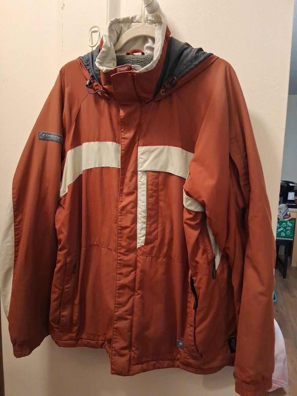🔥 Men VTG Columbia Sportwear Snow XL Ski Winter Jacket Coat Warm Heavy Convert